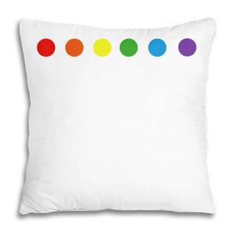 Rainbow Polka Dot Gay Pride Colors Lgbtq Ally V2 Pillow - Thegiftio UK