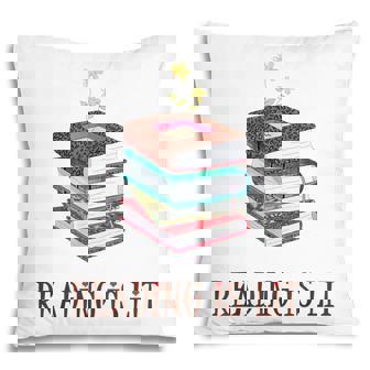 Reading Is Lit Literacy Book Flower Literature Teacher Lover Pillow - Thegiftio