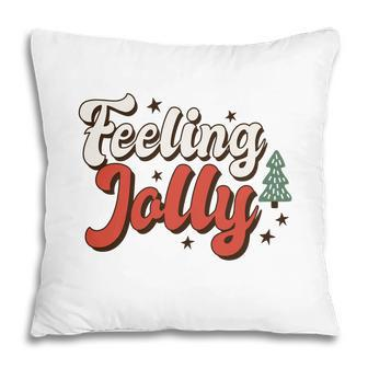 Retro Christmas Feeling Jolly Pillow | Seseable CA