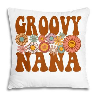 Retro Groovy Nana Matching Family 1St Birthday Party Pillow - Thegiftio UK