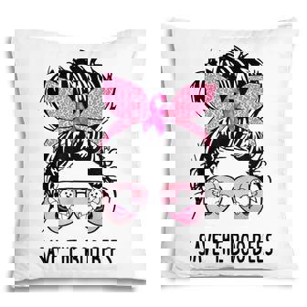 Save The Boo Bees Boobees Breast Cancer Awareness Halloween Pillow - Thegiftio