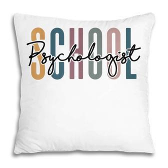 School Psychologist Rainbow Psychology Teahcher Gift Pillow - Thegiftio UK