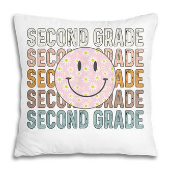 Second Grade Vintage Retro 2Nd Grade Back To School Teacher Pillow - Thegiftio UK