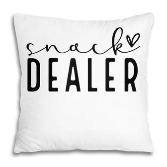 Snack Dealer Funny Mom Snack Time Saracastic Mom Pillow - Thegiftio UK