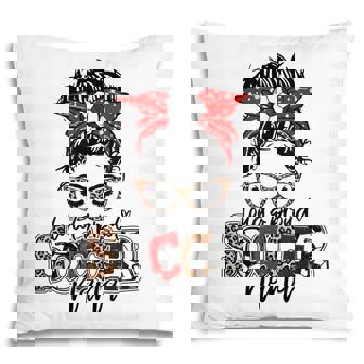 Soccer Nana Leopard Loud And Proud Soccer Nana V2 Pillow - Thegiftio