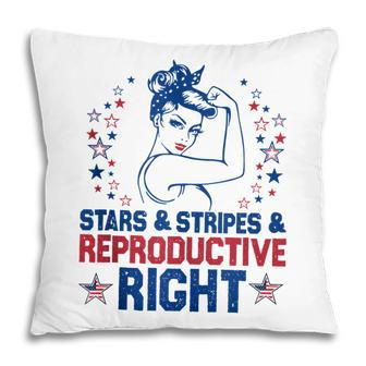 Stars Stripes Reproductive Rights Womens Rights Feminist Pillow - Thegiftio UK