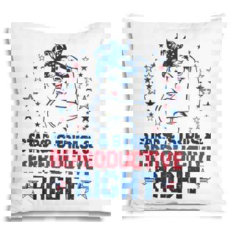 Stars Stripes Reproductive Rights Womens Rights Feminist Pillow - Thegiftio
