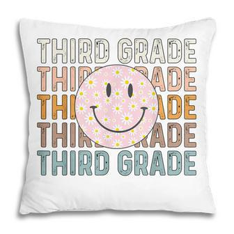 Third Grade Vintage Retro 3Rd Grade Back To School Teacher Pillow - Thegiftio UK