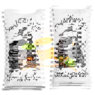 This Witch Needs Coffee Before Any Hocus Pocus Halloween Pillow - Thegiftio