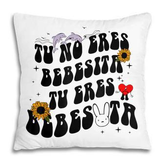 Tu No Eres Bebesita Tu Eres Bebesita Rabbit Sunflower Hearts Pillow - Thegiftio UK