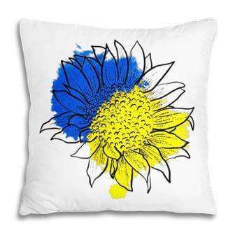 Ukraine Sunflower Ukraine Stand With Ukraine Support Pillow - Thegiftio UK