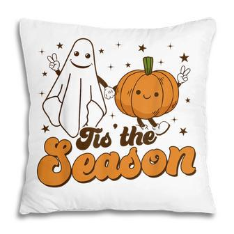 Vintage Tis The Season Cute Pumpkin Fall Halloween Costume Pillow - Thegiftio UK