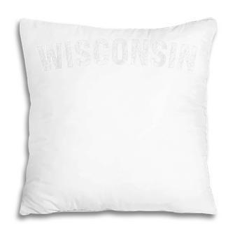 Vintage Wisconsin Mens Wisconsin Womens Red Retro Pillow - Thegiftio UK