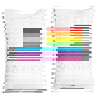 We The People Means Everyone Rainbow Gay Pride Pillow - Thegiftio UK
