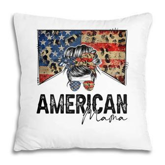 Womens 4Th Of July American Mama Western Country Mama American Flag Pillow - Thegiftio UK