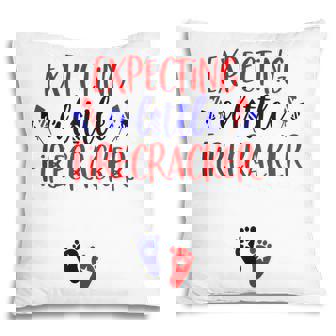 Womens 4Th Of July Pregnancy Announcement Pillow - Thegiftio