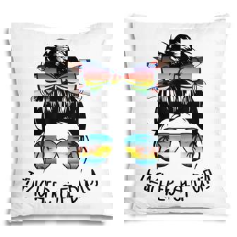 Womens Funny Summer End Of School Year - Teacher Off Duty Pillow - Thegiftio UK