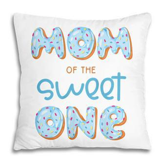 Womens Mom Of The Sweet One Donut Boy 1St Birthday Party Mommy Mama Pillow - Thegiftio UK