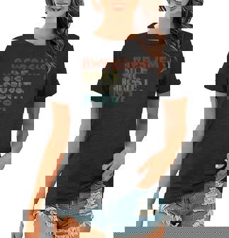 52 Years Old Funny Awesome Since August 1970Nd Birthday Women T-shirt - Thegiftio