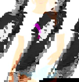 Afro Breast Cancer Awareness Tshirt Women T-shirt - Monsterry