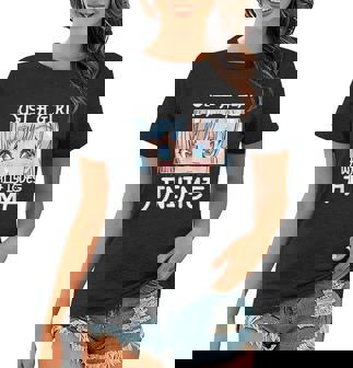 Anime Girl Otaku Just A Girl Who Loves Anime Women T-shirt - Thegiftio