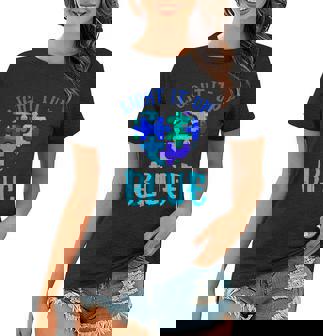 Autism Awareness Shirt Light It Up Blue Autism Awareness Women T-shirt - Monsterry