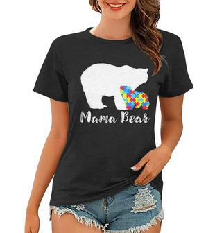 Autism Mama Bear Tshirt Women T-shirt - Monsterry UK