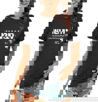 Autism Seeing The World From A Different Angle V2 Women T-shirt - Monsterry