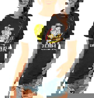 Baseball Softball Ball Heart Grandma Mothers Day Women T-shirt - Thegiftio