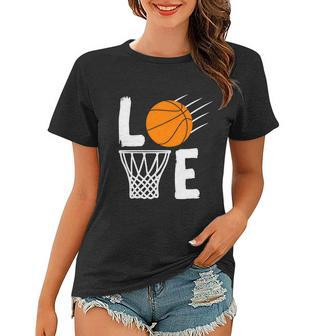 Basketball Love Basketball Lover Basketball Fan Basketball Player Women T-shirt - Monsterry