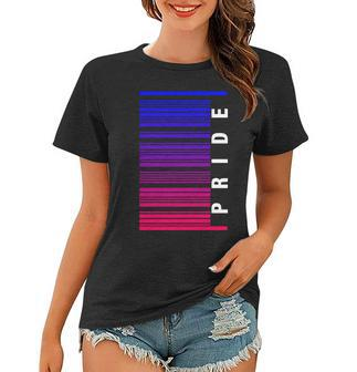 Bi Pride Barcode Bisexual Women T-shirt - Monsterry UK