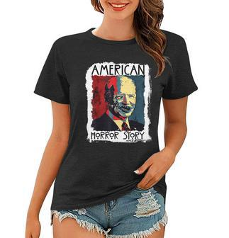 Biden Horror American Zombie Story Halloween Retro Vintage Graphic Design Printed Casual Daily Basic Women T-shirt - Thegiftio UK
