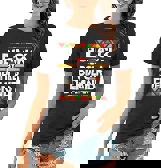 Black By Popular Demand Black Lives Matter History Tshirt Women T-shirt - Monsterry