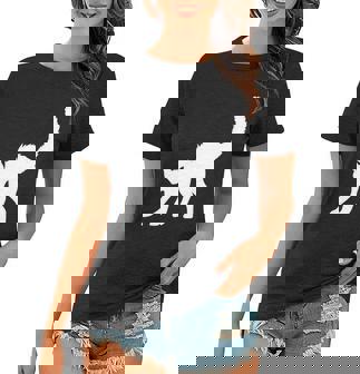 Black Cat White Cat Halloween Quote Women T-shirt - Thegiftio