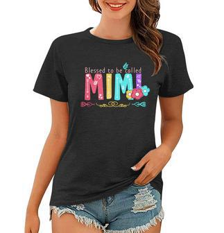 Blessed To Be Called Mimi Tshirt Women T-shirt - Monsterry