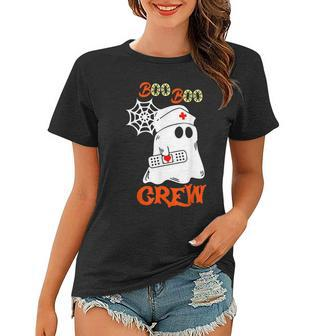 Boo Boo Crew Nurse Funny Ghost Halloween Nurse V2 Women T-shirt - Seseable