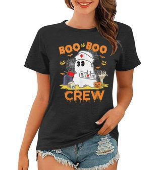 Boo Boo Crew Nurse Halloween Vibes Halloween Costume Women T-shirt - Seseable