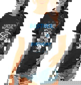 Brother Of The Birthday Boy Matching Video Gamer Party Women T-shirt - Monsterry
