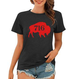Buffalo 716 New York Football Women T-shirt - Monsterry CA