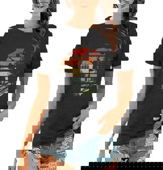 Camping Hiking Retro Vintage Gift Hiking Backpacking Gift Graphic Design Printed Casual Daily Basic Women T-shirt - Thegiftio