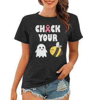 Check Your Boo Bee Design Graphic Design Printed Casual Daily Basic Women T-shirt - Thegiftio UK