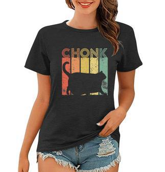 Chonk Cat Retro Vintage Tshirt Women T-shirt - Monsterry AU