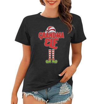 Christmas Grandma Elf Tshirt Women T-shirt - Monsterry