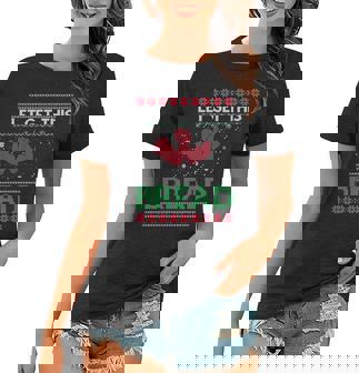 Christmas Let Get This Brend Ugly Christmas Sweater Graphic Design Printed Casual Daily Basic Women T-shirt - Thegiftio