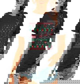 Christmas Squad Ugly Christmas Sweater Graphic Design Printed Casual Daily Basic Women T-shirt - Thegiftio