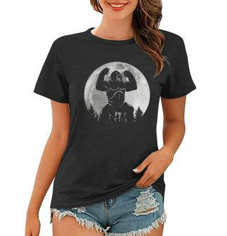 Cool King Kong Monster Full Moon Women T-shirt - Monsterry AU