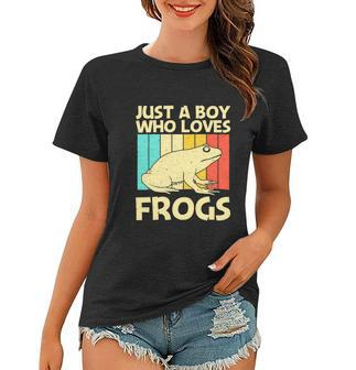 Cute Frog Design For Boys Pet Animal Lover Women T-shirt - Monsterry DE