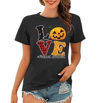 Cute Medical Assistant Love Halloween Costume Pumpkin Women T-shirt - Thegiftio UK