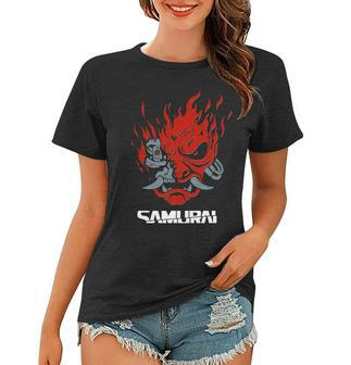 Cyberpunk Cyborg Samurai Women T-shirt - Monsterry DE