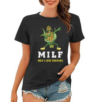 Dabbing Corn Cob Farmer Gift | Man I Love Farming Women T-shirt - Monsterry DE